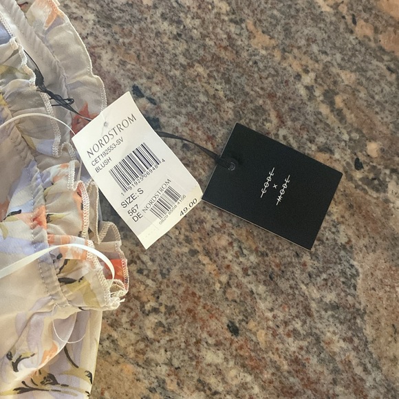 Code x mode off shoulder one sleeve crop top. New with tags. - Picture 2 of 6